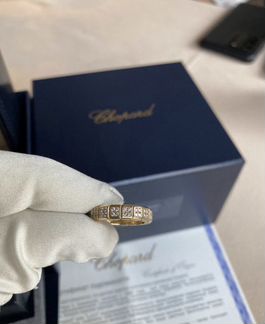 Золотое кольцо Chopard 0.5 ct 6.6 гр