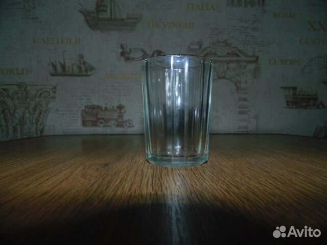 Граненые стопки, графин, солонка - СССР