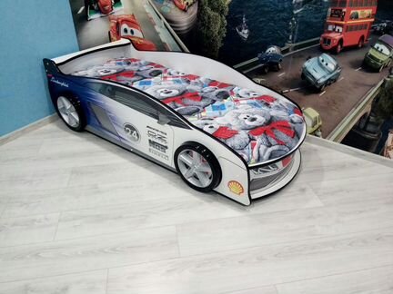 Кровать-машинка с ящиком в Перми