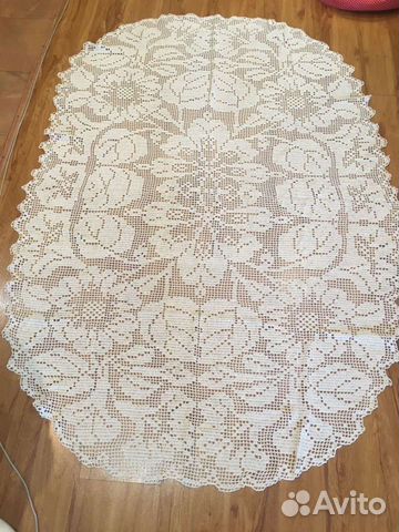 Скатерть вязаная