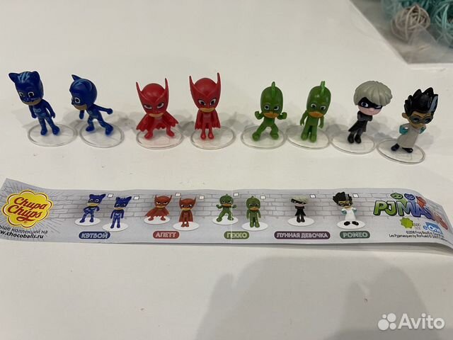 Игрушки из киндер Сюрприза “герои в масках”