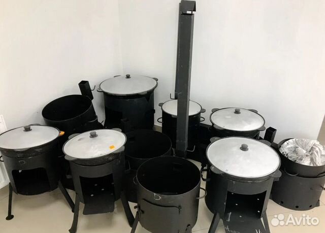 Печь для казана чугунного узбекского 16 л учаг