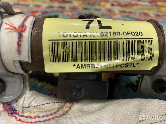 Подушка безопасности (шторка) левая Toyota Verso