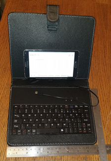 Чехол клавиатура на планшет 23 см на 17 см