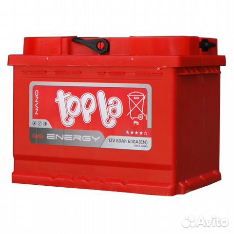 Автомобильный аккумулятор Topla Red Energy 60Ah