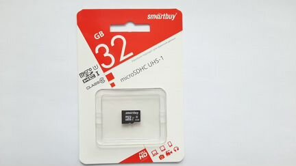 Micro SD 32Gb Smart Buy класс 10 без адаптера