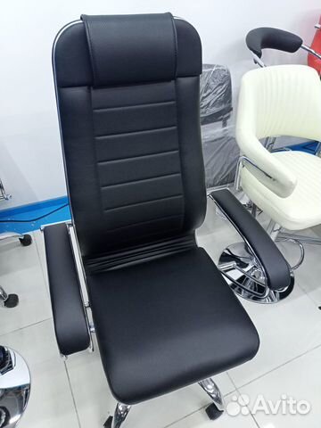 Кресло Метта 29 кожа (перфорир) черный