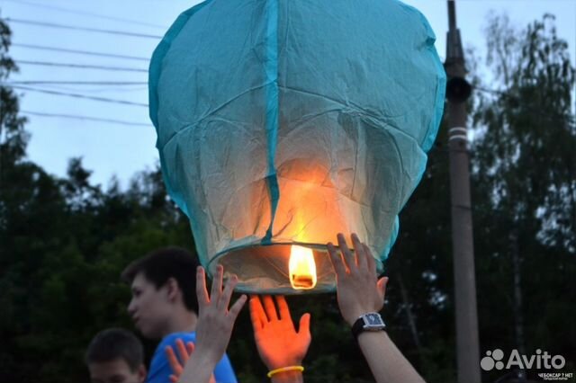 Небесные летающие огненные фонарики