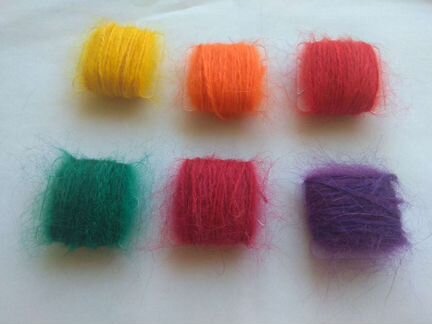 Мохеровая нить для вязания мушек