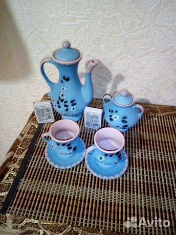 Кофейный сервиз СССР, ручная работа, керамика