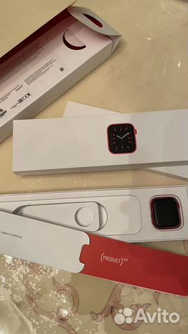 Apple watch 6 рст 40мм RED
