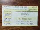 Билет на концерт Mudhoney 2 апр. 1993