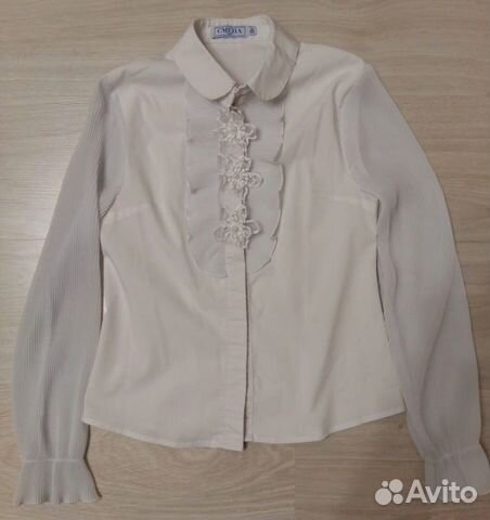 Блузки детские школьные