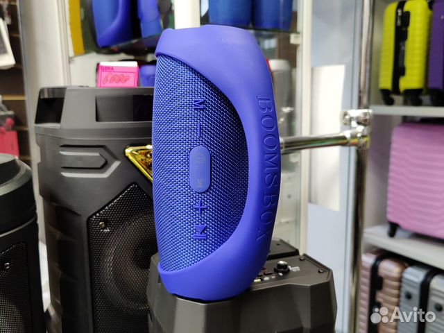 Колонка портативная Boombox mini синий