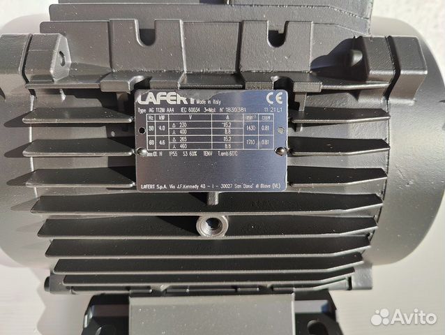 Электродвигатель Lafert 4 кВт для сушильной камеры