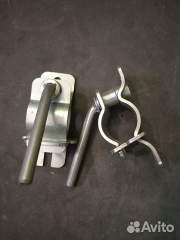 Хомут крепления опорного колёса для прицепа