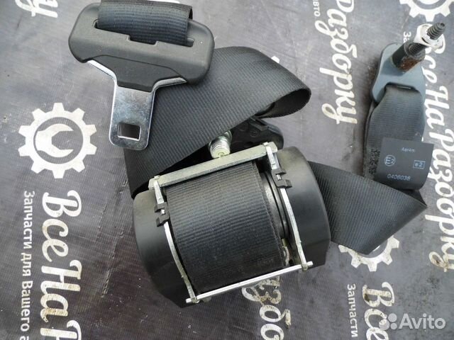 Ремень безопасности задний рено логан 1