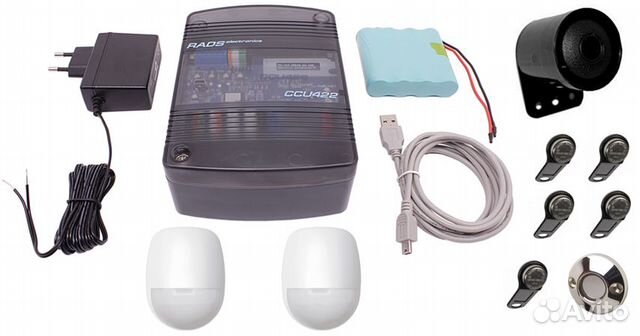 GSM сигнализация для офиса с проводными датчиками