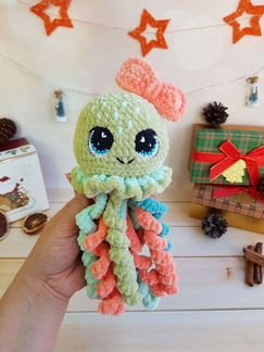 Плюшевая мягкая игрушка Осьминог