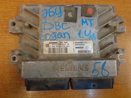 Logan 1 1.4L Блок управления двс Мозги эбу
