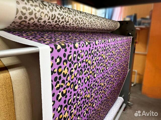 Печать на ткани рулонами