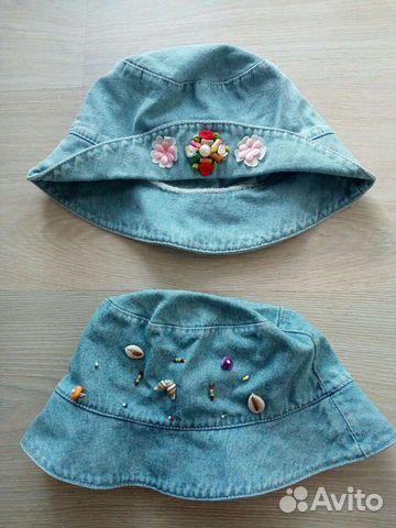Панама джинсовая 48-50