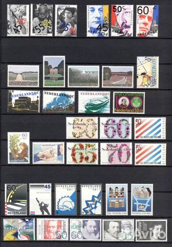 1979-83/93 Чистые** почтовые марки Нидерландов