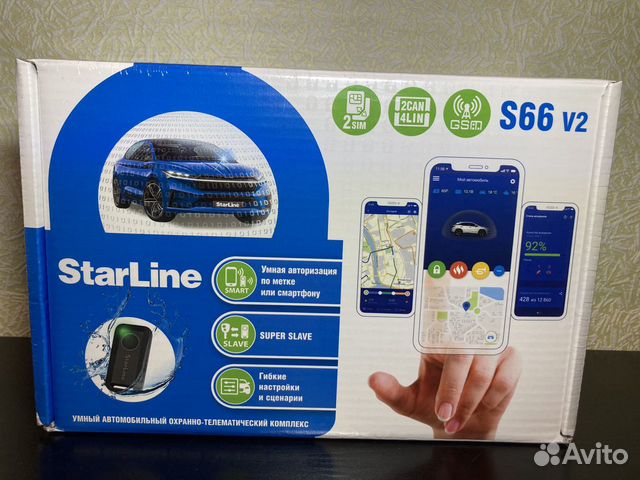 Starline s66 v2 bt 2can 4lin 2sim gsm обзор