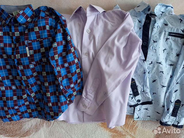 Рубашка для мальчика 116-122