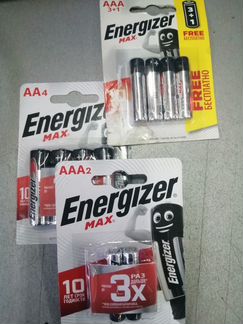 Батарейки мизинчиковые energizer мах E92 AAA 4шт