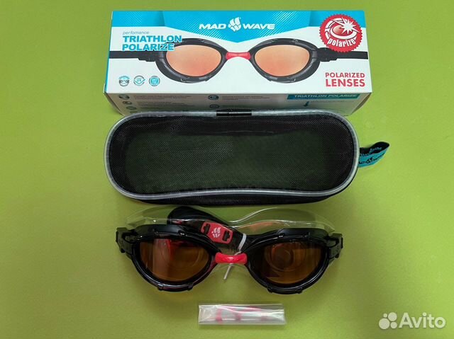 Очки для плавания mad wave triathlon polarize