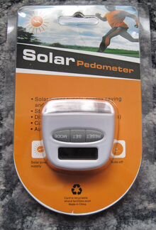 Шагомер HY-02T на солнечной батарее