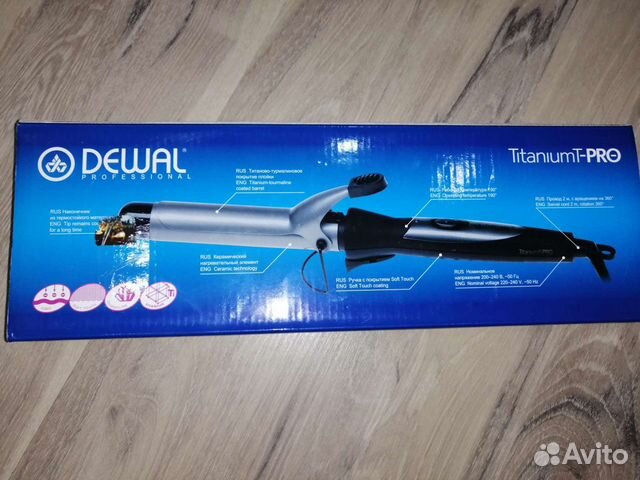 Плойка dewal titanium T-pro 25 мм
