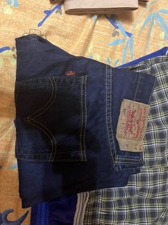 Мужские джинсы levis 501 темно синие.Оригинал.Чутк