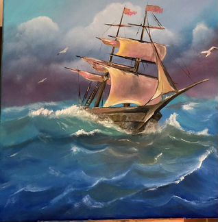 Картина маслом на холсте