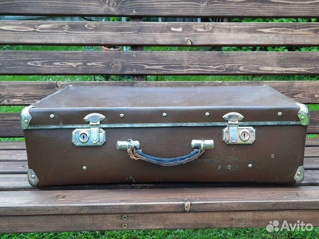 Кожаный чемодан СССР