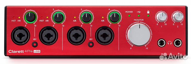 Focusrite Pro Clarett 4Pre USB ожидается