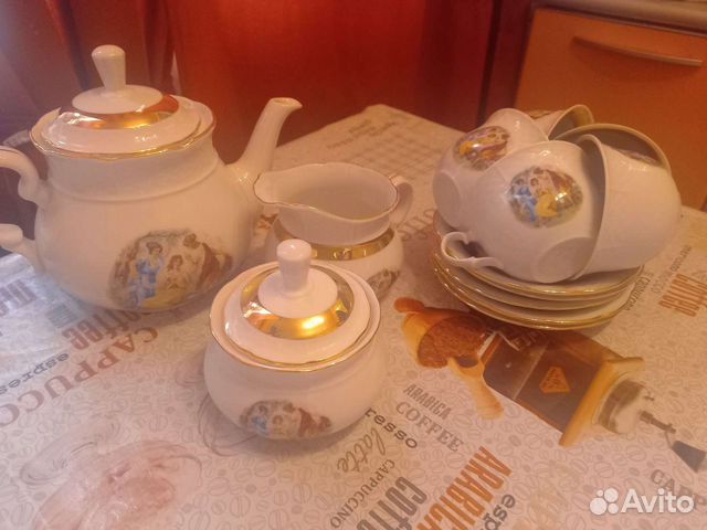 Чайный сервиз фарфор СССР