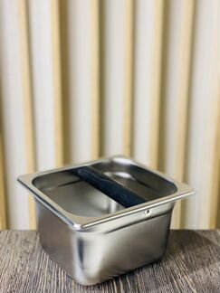 Нок-бокс для кофейного жмыха, сталь 17,5x16x9,7см