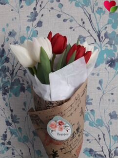 Цветы. Тюльпаны на 8 марта. С доставкой
