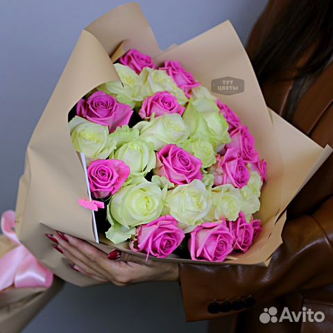 Букет из 25 роз Доставка цветов