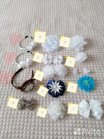 Резинки, заколки, ободки