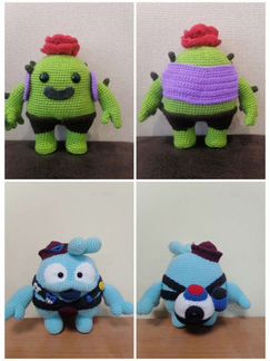 Вязаная игрушка. Герой игры