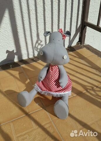 Бегемотик ручной работы