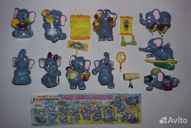 Киндер Слоны на пляже и в цирке