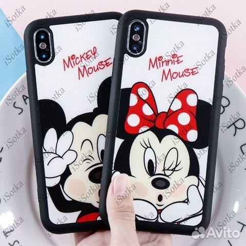 Чехол силикон для Apple iPhone Xs Max Mickey
