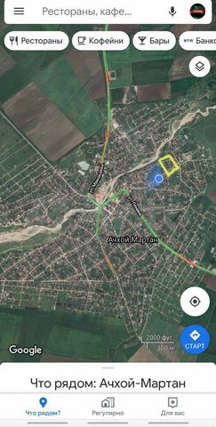 Карта ачхой мартан спутник