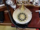 Стационарный телефон (ретро стиль) камень Оникс