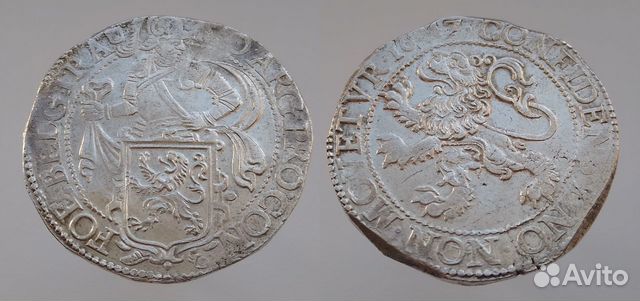 Львиный талер 1647 год провинция Утрехт