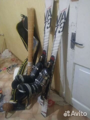 Горные лыжи и ботинки бу